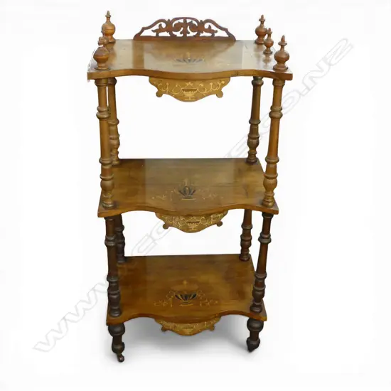 3 TIER MAHOGANY WHAT NOT 510x350x1050mm