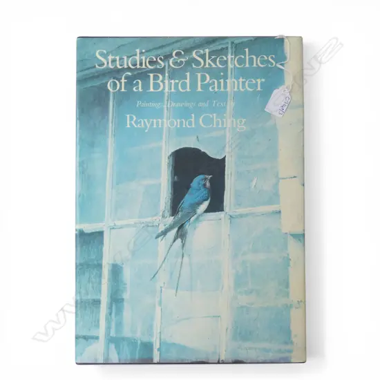 LG CASED ART BOOK; RAYMOND CHING 'STUDIES & SKETCHES OF A BIRD PAINTER' H.420mm