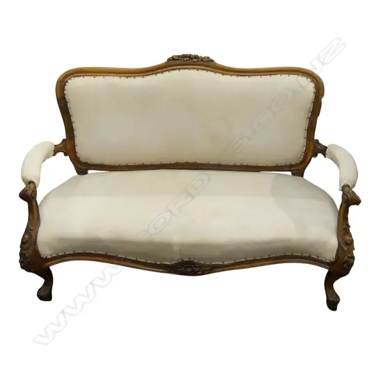 ANTIQUE SOFA upholstery needs replacing L.1500mm