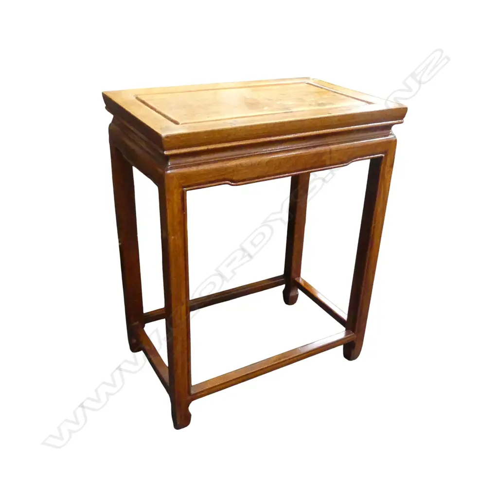 ORIENTAL WOODEN SIDE TABLE 405x255x510mm Image 1++