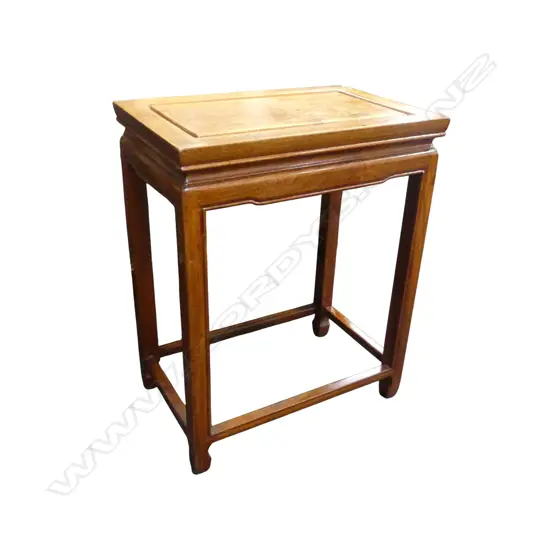 ORIENTAL WOODEN SIDE TABLE 405x255x510mm