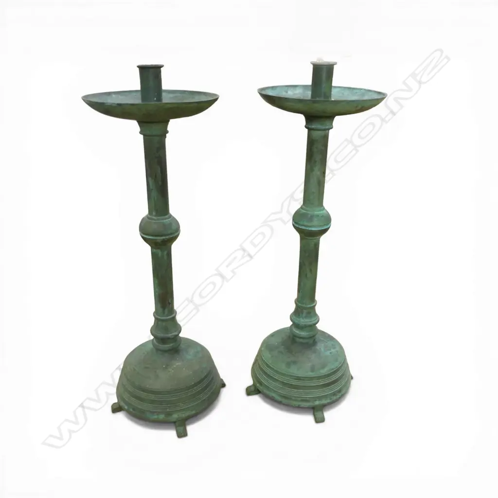PR BRONZED CANDLESTICKS H.445mm Image 1++