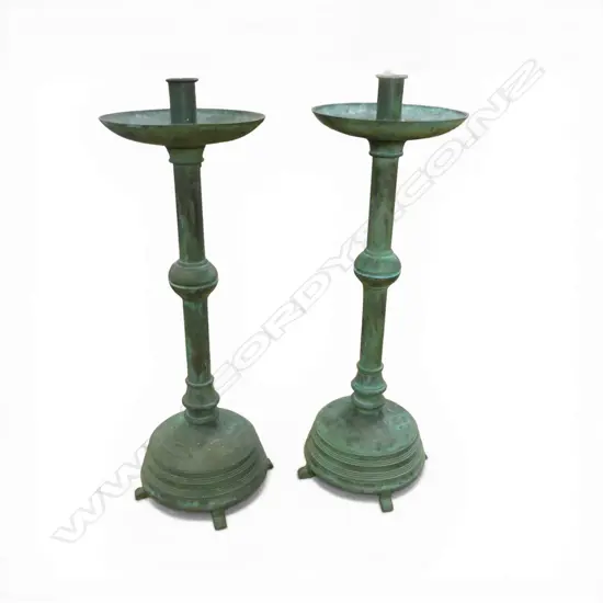 PR BRONZED CANDLESTICKS H.445mm