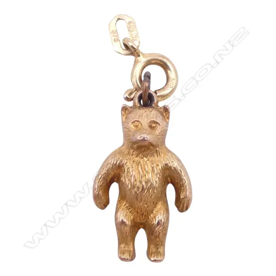 9CT BEAR CHARM H.18mm 1.0gm