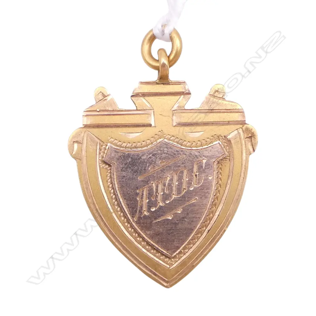 9ct MEDAL '2ND BEST DOG IN SHOW 1930' 5.8gms Image 1++