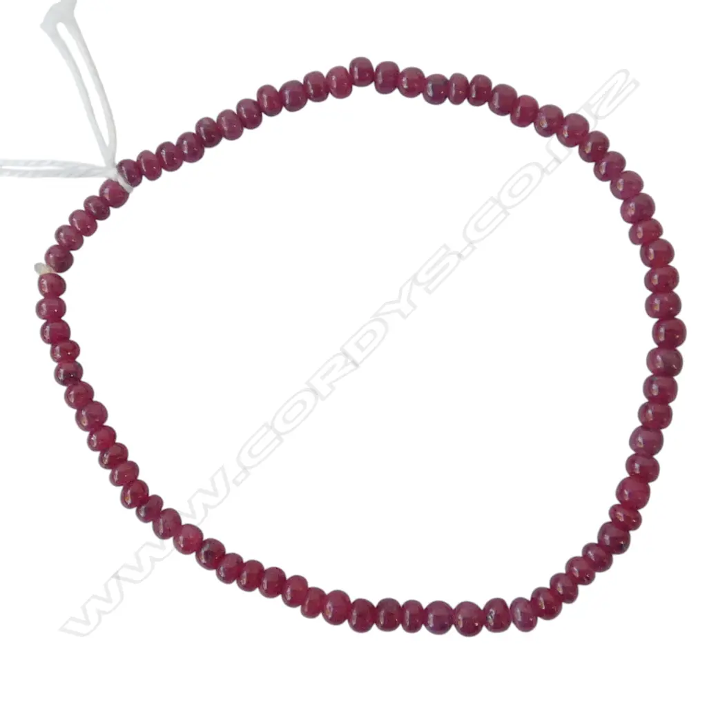 NATURAL RUBY BEAD BRACELET Image 1++