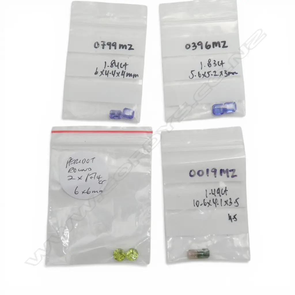 LOOSE TANZANITE, PERIDOT & WATERMELON TOURMALINE GEMSTONES Image 1++