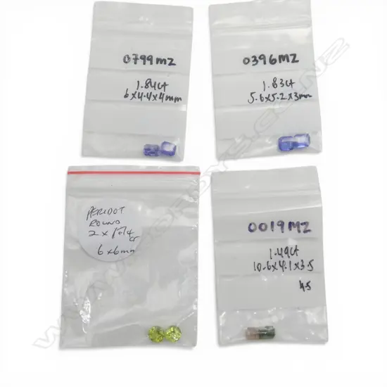 LOOSE TANZANITE, PERIDOT & WATERMELON TOURMALINE GEMSTONES