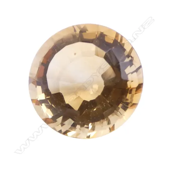 7.42CT LOOSE CITRINE 13mm dia