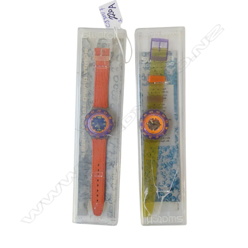 2 SWATCH WRIST WATCHES (1 CASE AF) Image 1++