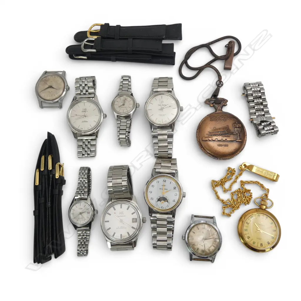 BAG OF 10 CHINESE WATCHES  & SPARE STRAPS Image 1++