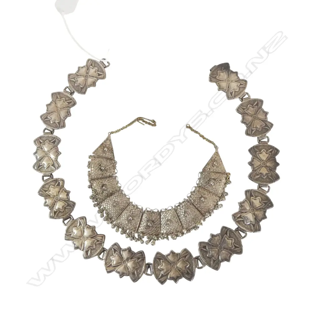 950 SILVER NECKLACE 41gms + 65% SILVER BELT L.620mm 104gms Image 1++