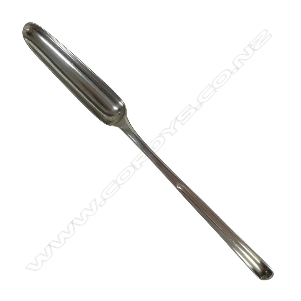 STG SILVER MARROW SCOOP, WILLIAM ELEY I & WILLIAM FERN, LONDON 1800 L.230mm, 50gms Image 1++