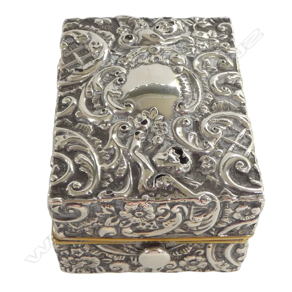 STG SILVER BURNER, CHESTER 1899 75x60x40mm Image 1++