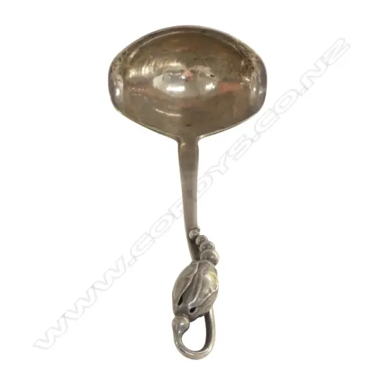 GEORG JENSEN STG SILVER 'BLOSSOM' LADLE H.175mm, 67gms