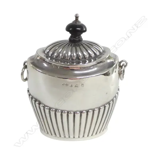 STG SILVER LIDDED CONTAINER B'HAM 1903 H.115mm 144gms
