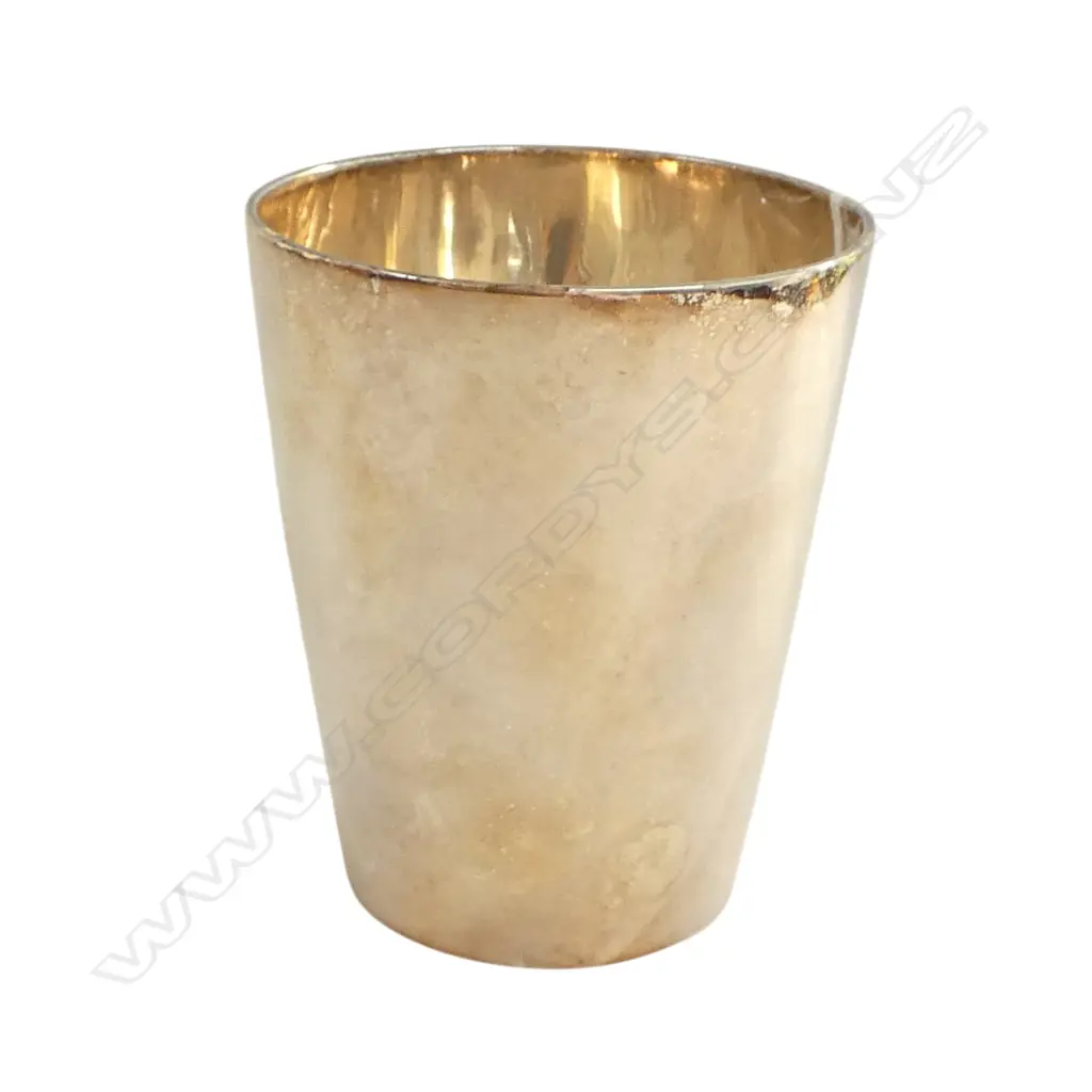 STG SILVER CUP, MARKS WORN H.100mm, 131gms Image 1++