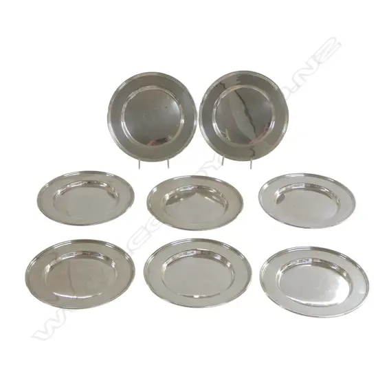 8 STIEFF STG SILVER SIDE PLATES 155mm dia 687gms