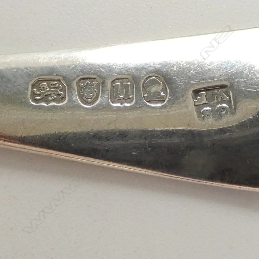 2 LATE 18thC GEORGIAN STG SILVER SERVING SPOONS, LONDON 1789 & 1795, 131gms Image 1++