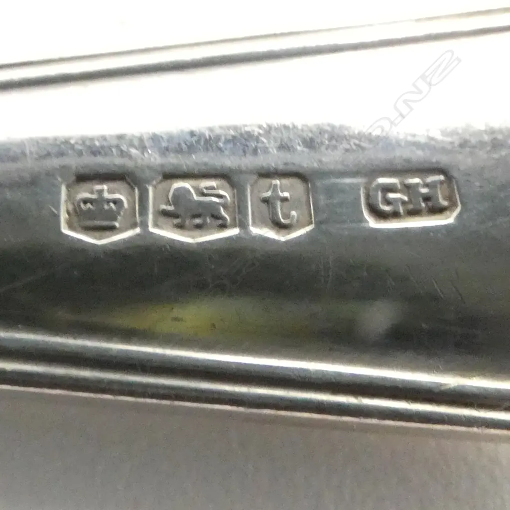 6 STG SILVER TEASPOONS, GEORGE HOWSON, SHEFFIELD 1936 198gms Image 1++