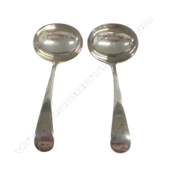 2 STG SILVER LADLES, SHEFFIELD 1913 / 16, 146gms