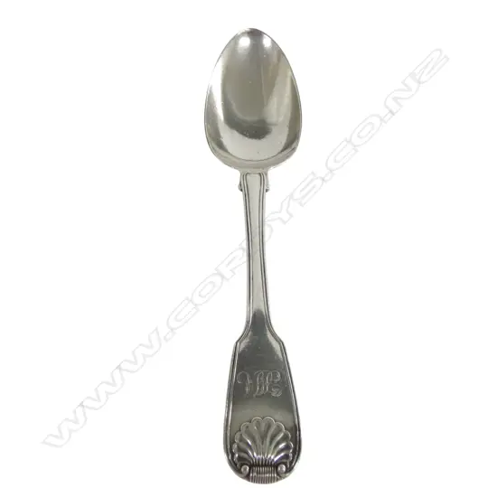 GEORGIAN STG SILVER TABLESPOON, LONDON 1827, L.225mm 84gms