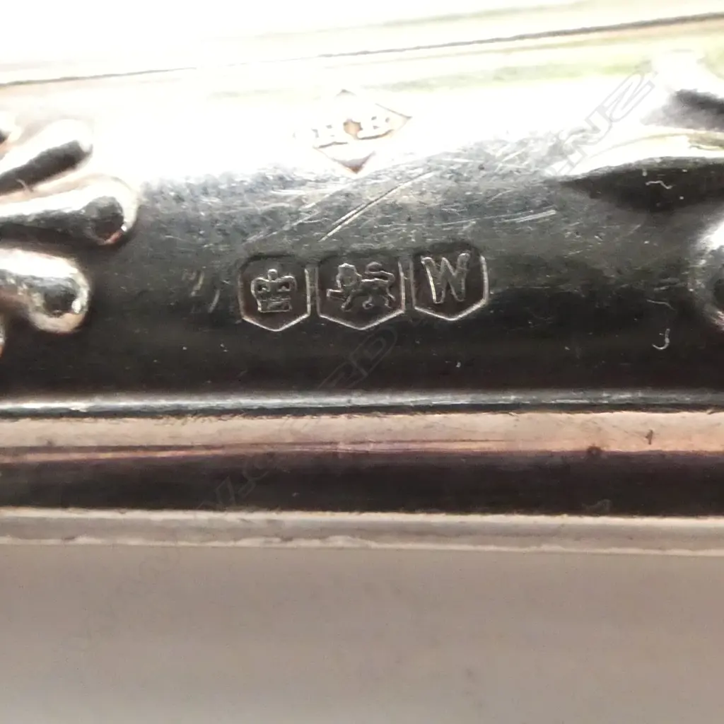 4 STG SILVER HANDLED KNIVES; 3 CAKE L.290mm, 1 GRAPEFRUIT Image 1++