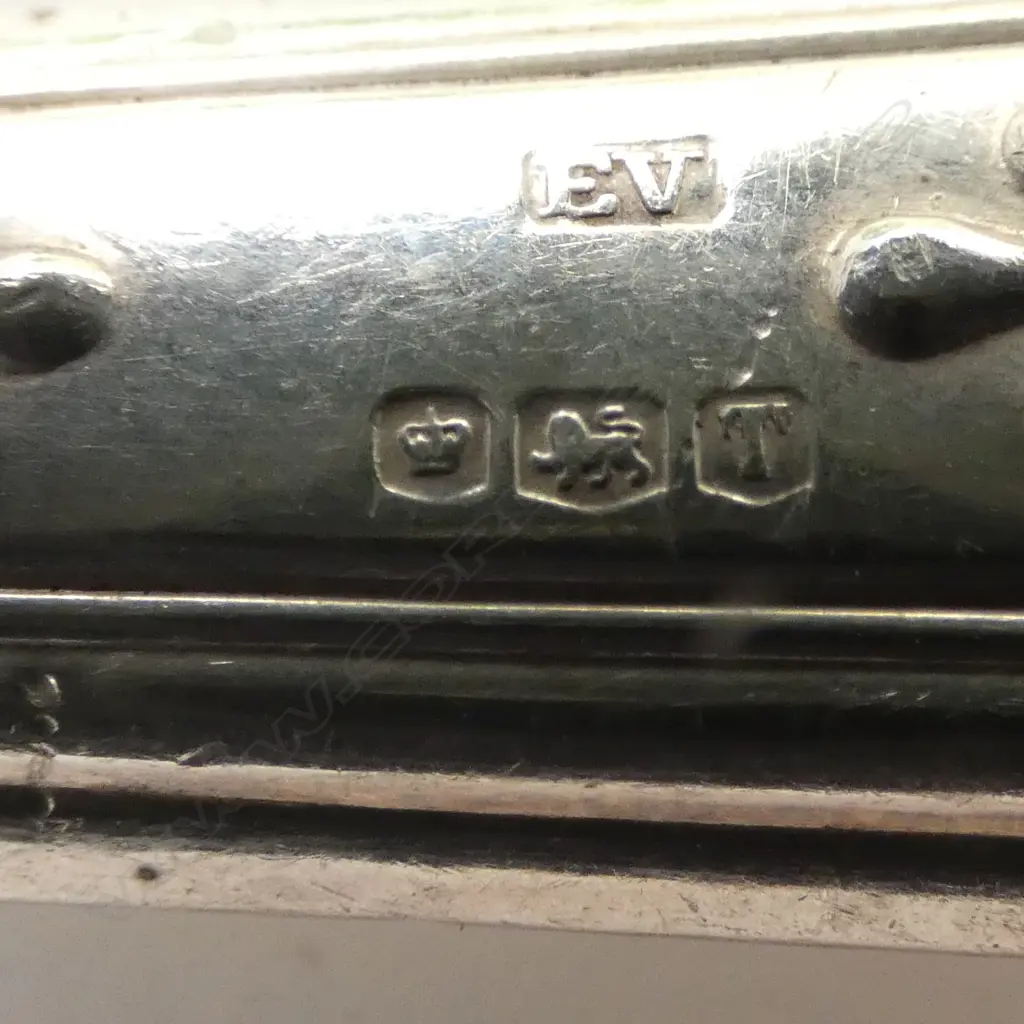 4 STG SILVER HANDLED KNIVES; 3 CAKE L.290mm, 1 GRAPEFRUIT Image 1++