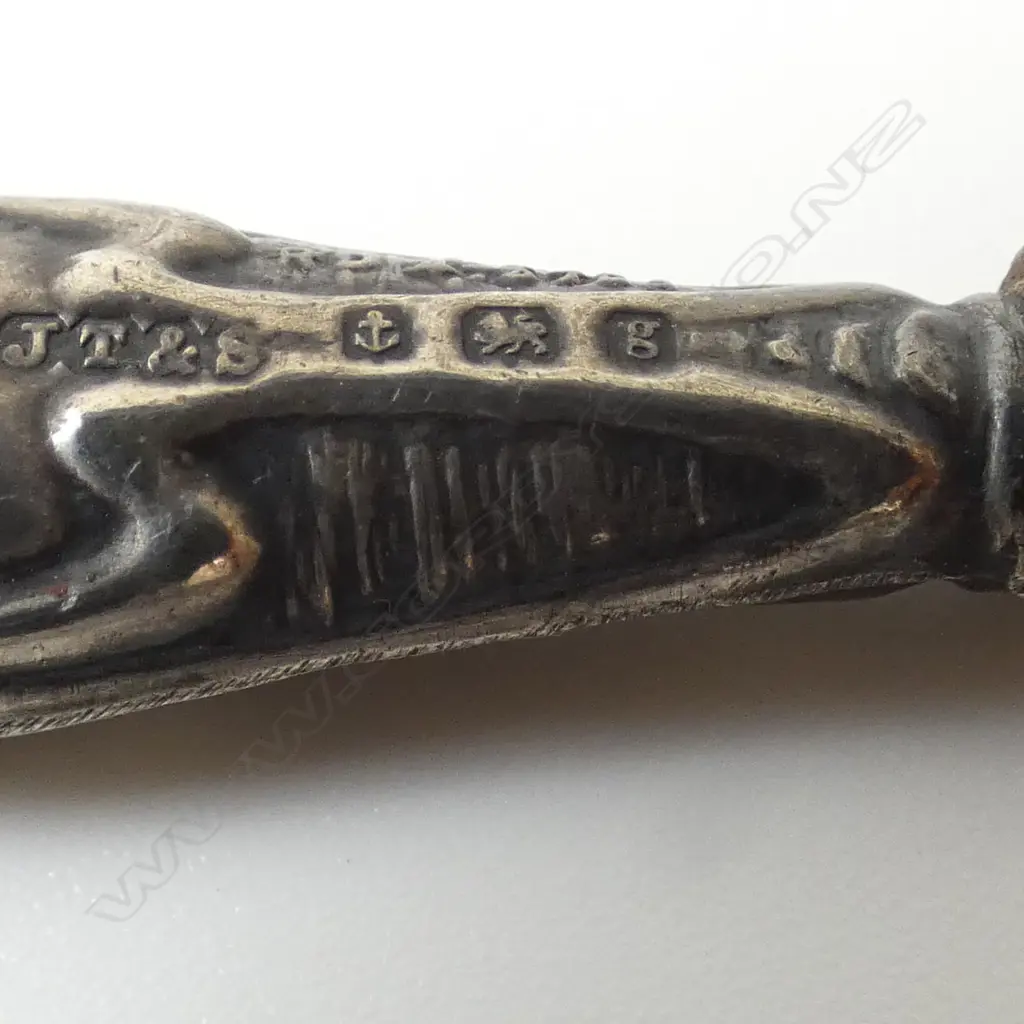 VICTORIAN SILVER CHRISTENING SET metal rods inside handles box a.f + SILVER handled steel CURLERS Image 1++