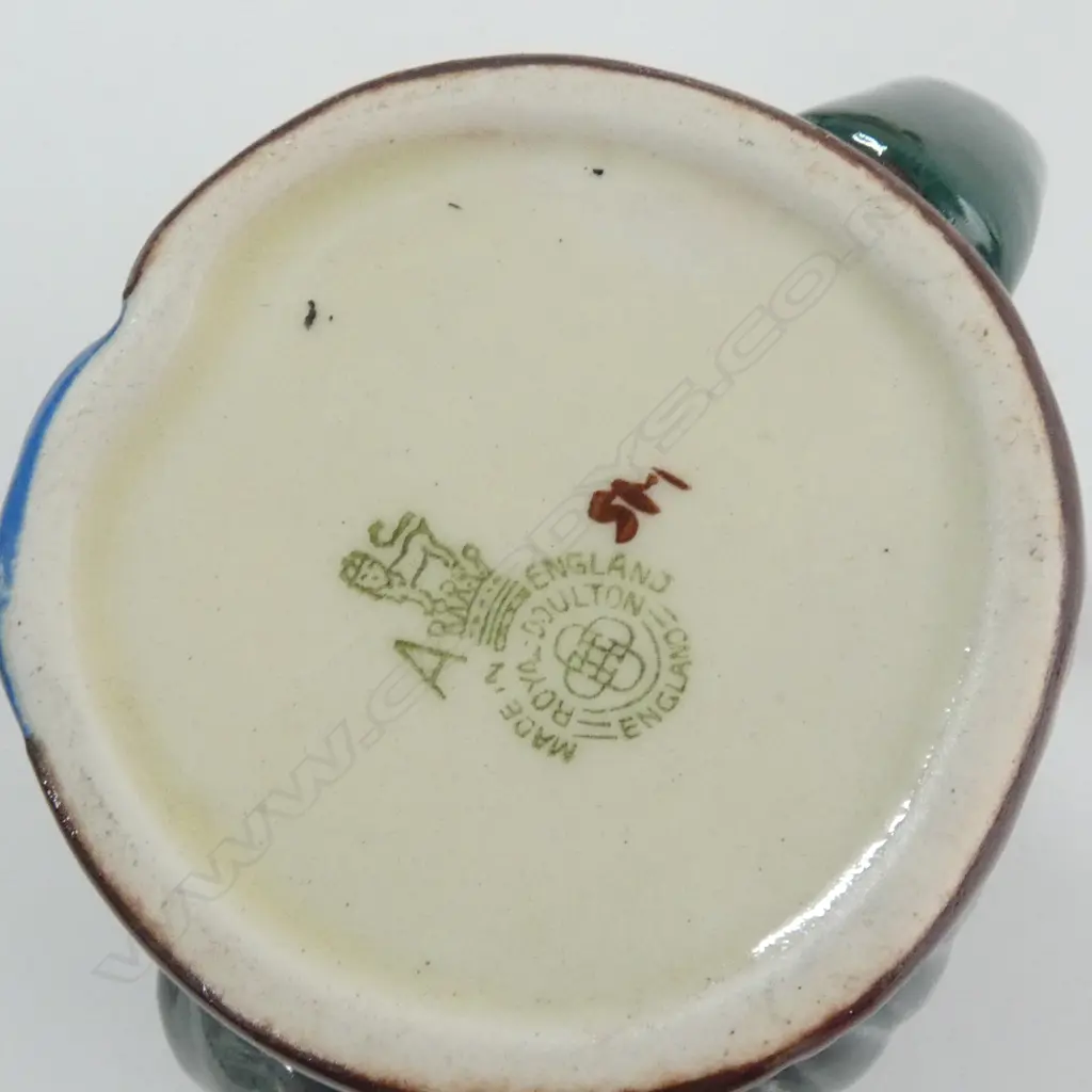 5 ROYAL DOULTON CHARACTER JUGS + OTHER JUG; MINE HOST, NIGHT WATCHMAN, APOTHECARY etc Image 1++