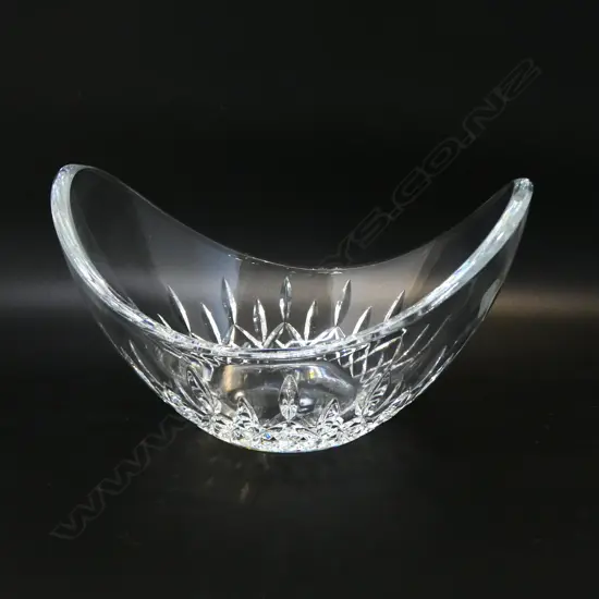 WATERFORD CRYSTAL VASE H.130mm W.225mm
