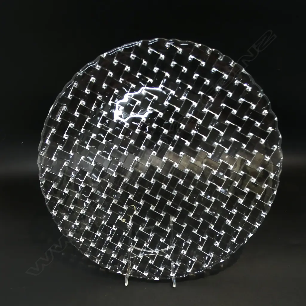 NACHTMANN 'BOSSA NOVA' CRYSTAL PLATTER 310mm dia Image 1++