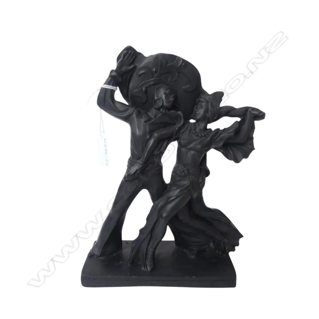 MEXICAN DANCING COUPLE FIGURINE H240mm Image 1++