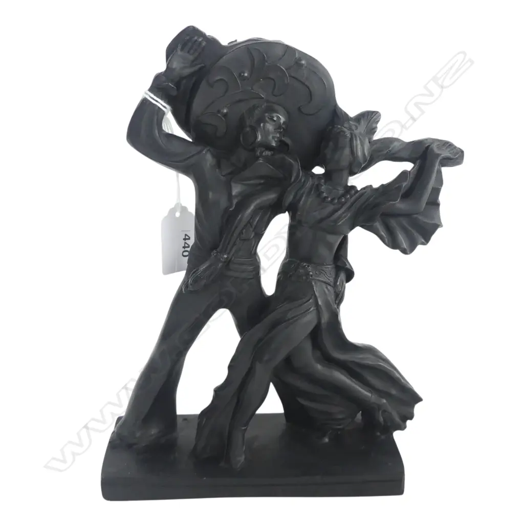 MEXICAN DANCING COUPLE FIGURINE H240mm Image 1++