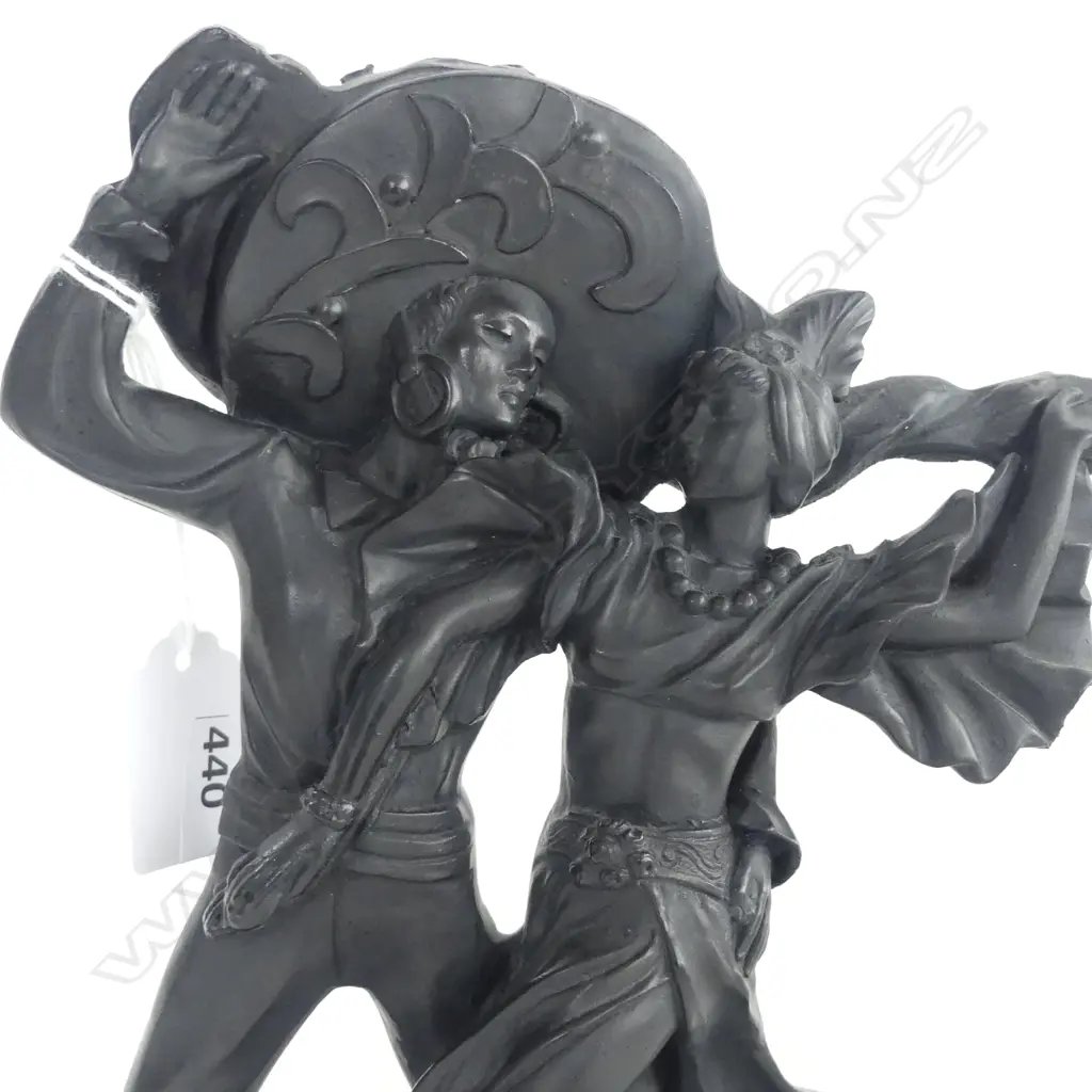 MEXICAN DANCING COUPLE FIGURINE H240mm Image 1++