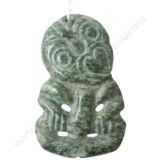 LARGE POUNAMU HEI TIKI L.125mm