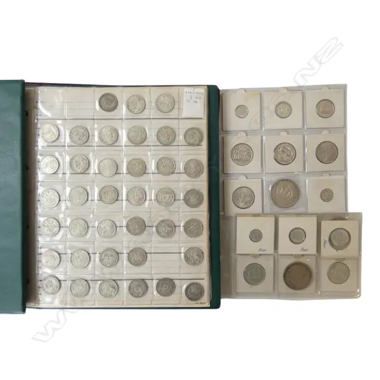 UK COIN COLLECTION: 1 + 2 shilling + half crown 1930's 1940's