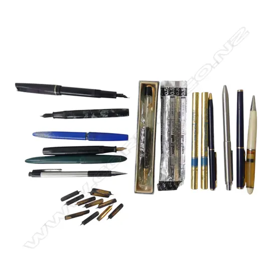 ASST. PENS INCL. 2 w. 14CT FOUNTAIN NIBS