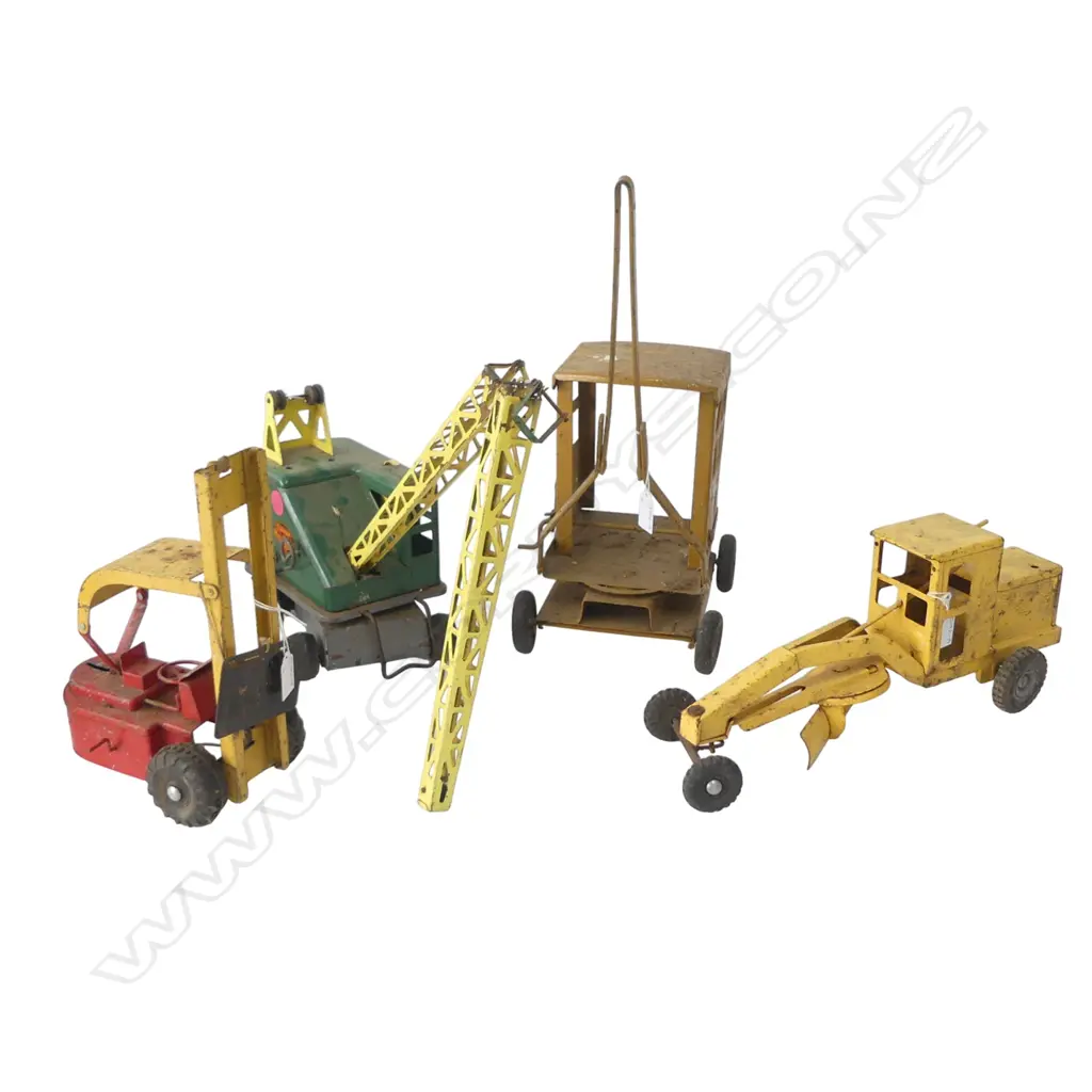 4 VINTAGE CONSTRUCTION VEHICLES H.480mm Image 1++