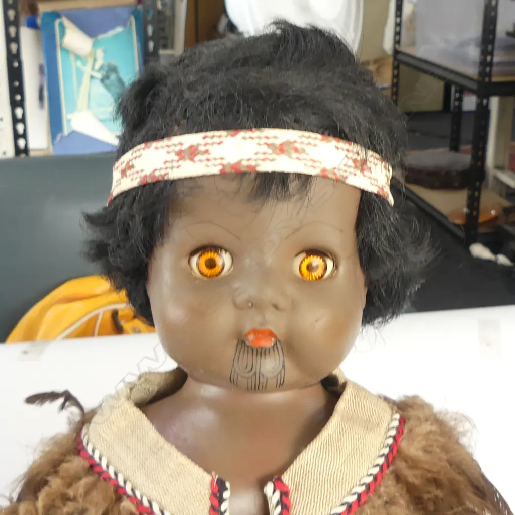 MAORI GIRL DOLL L.520mm Image 1++