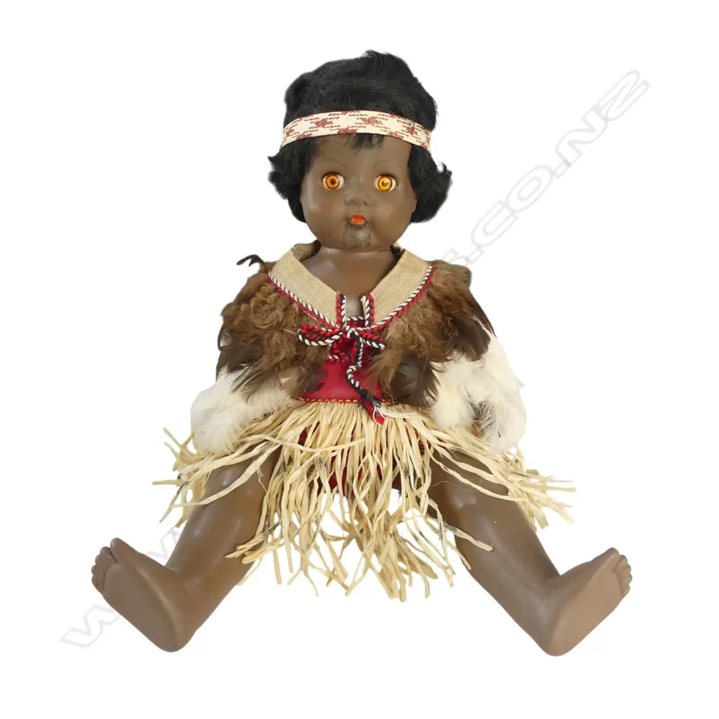 MAORI GIRL DOLL L.520mm Image 1++