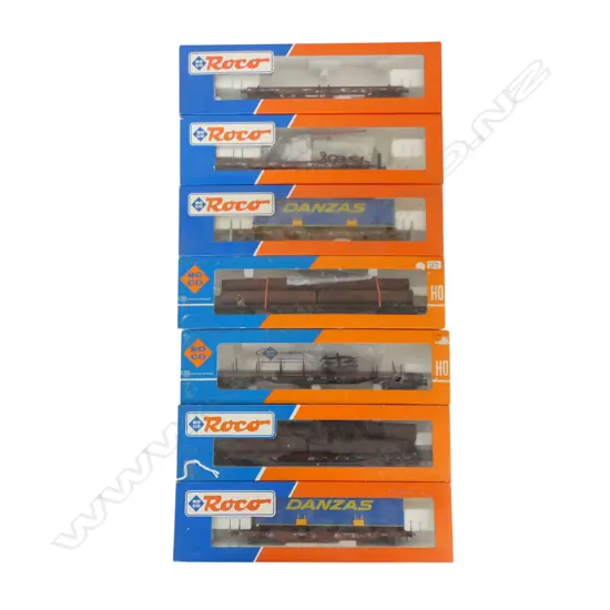 7 BOXED ROCO HO DB WAGONS 2x 46378 2x46373 2x4360 46213