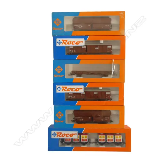6 BOXED ROCO HO DB WAGONS 2x 4386A 2x 46742 46997 46307