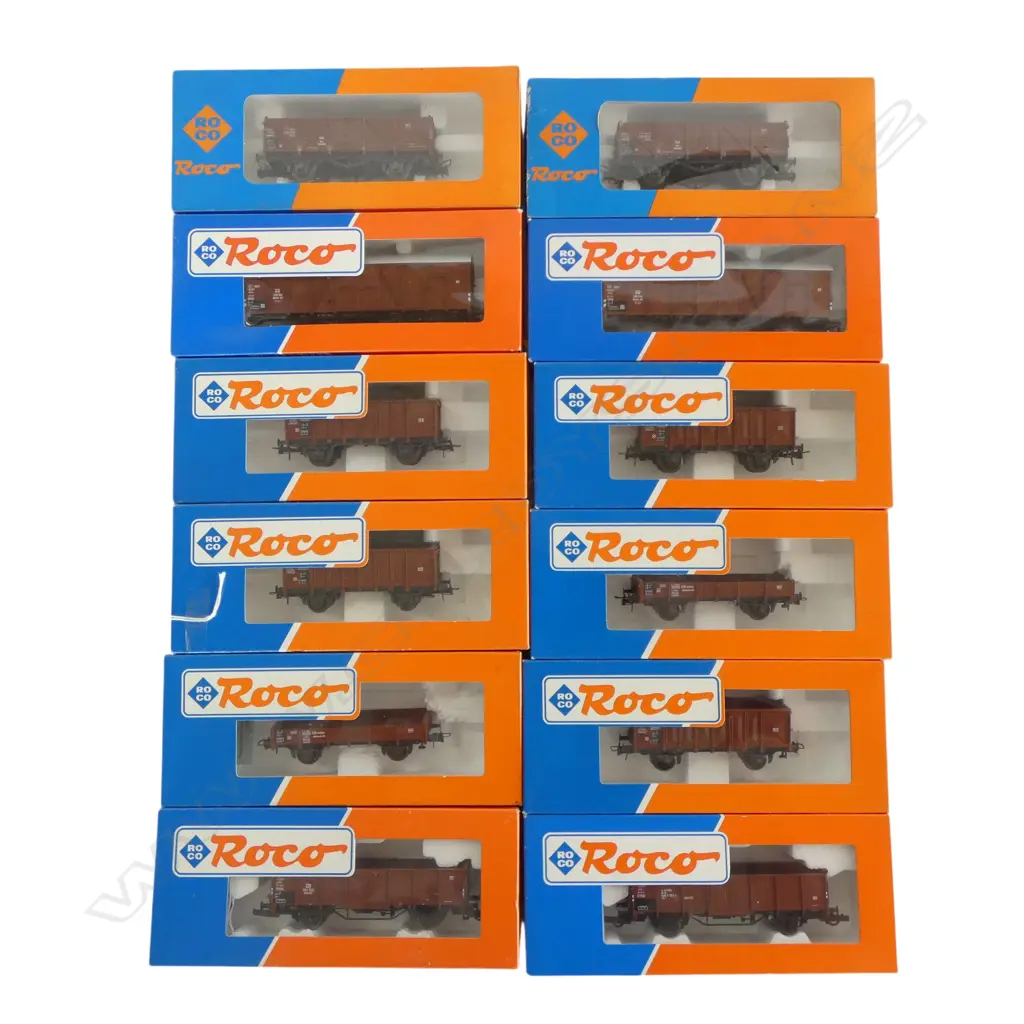 12 BOXED ROCO HO DB WAGONS 4x46043  2x4309  2x46105  2x46011  2x46617 Image 1++