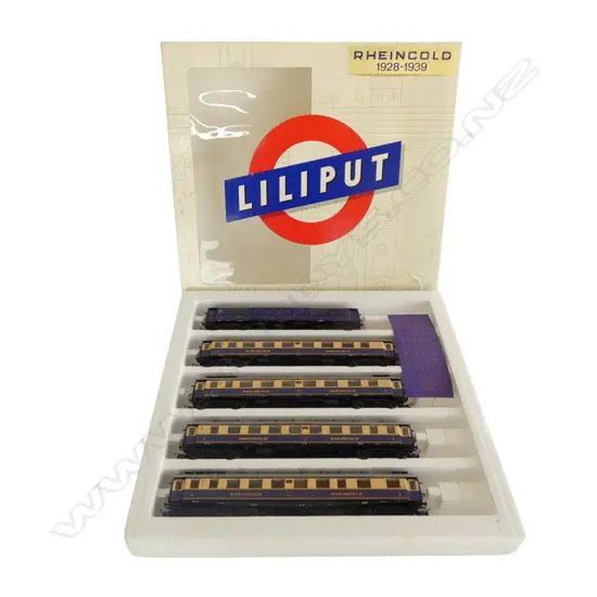 BOXED LILIPUT RHEINGOLD 1928-1939 5 PCE SET 820