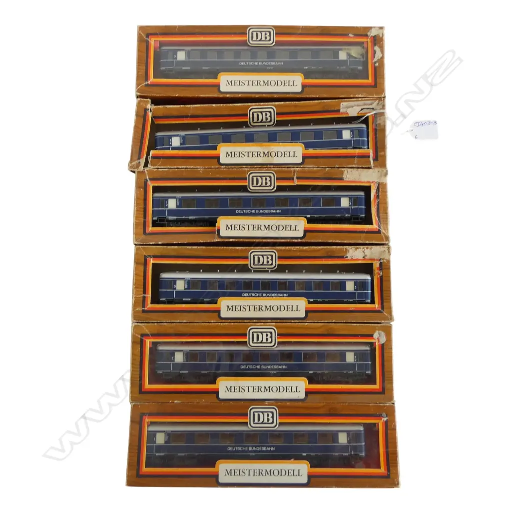 6 BOXED LILIPUT MEISTERMODELL COACHES Image 1++