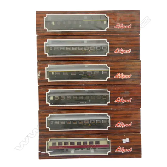 6 BOXED LILIPUT COACHES 2x 88250 896 287 88054 88150