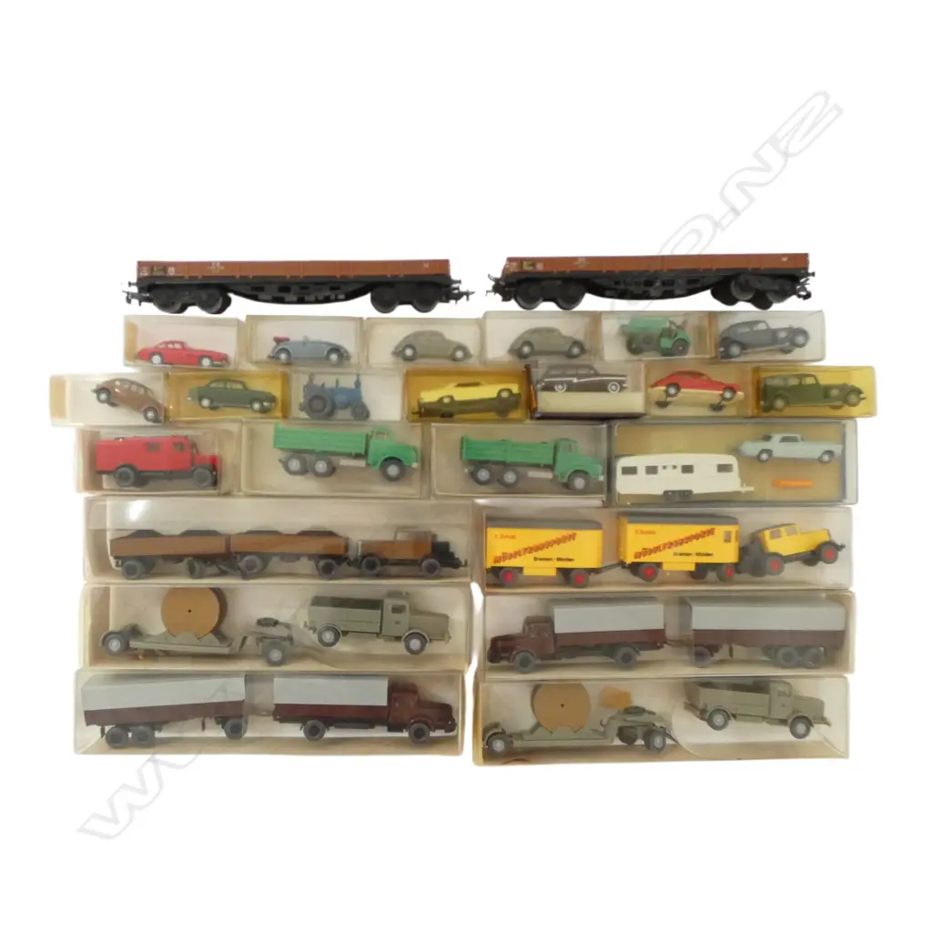 ASST. MODEL VEHICLES OF MOSTLY WIKING MAKE Image 1++