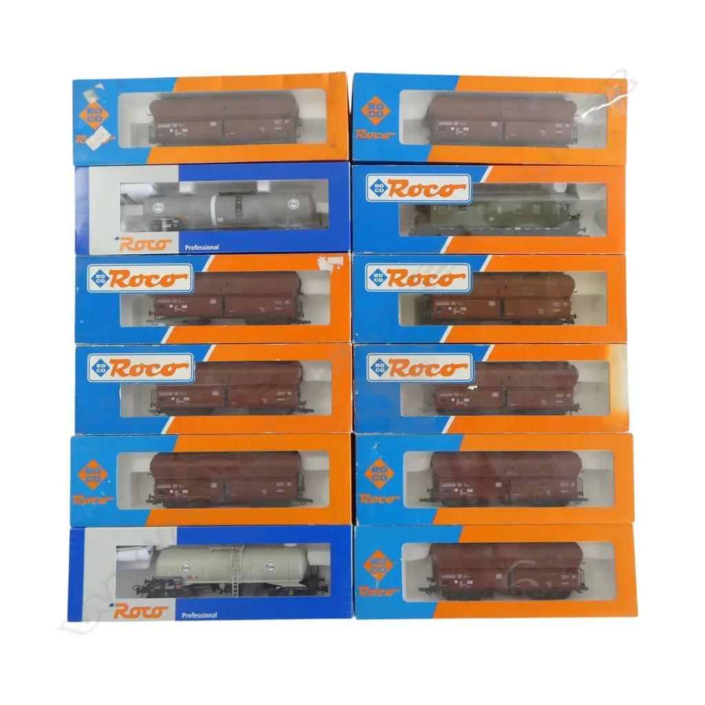 12 BOXED ROCO HO DB WAGONS 4x 46240 5x 4386A 44201 + 2 OTHERS Image 1++