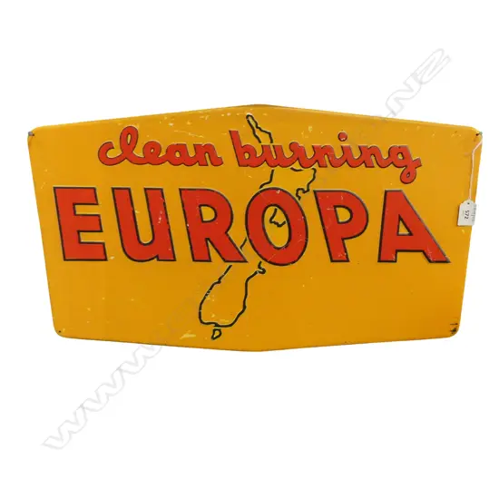 EUROPA TIN SIGN 590x330mm